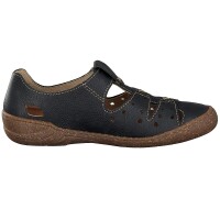 Rieker Damen Slipper blau