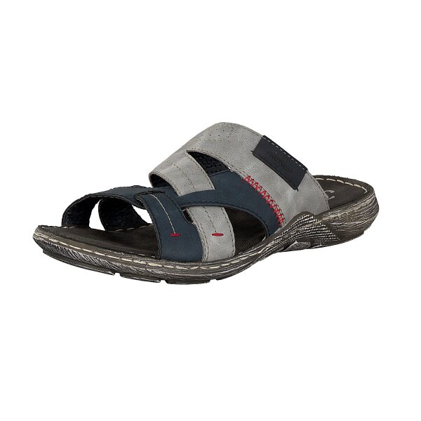 Rieker Herren Pantolette grau