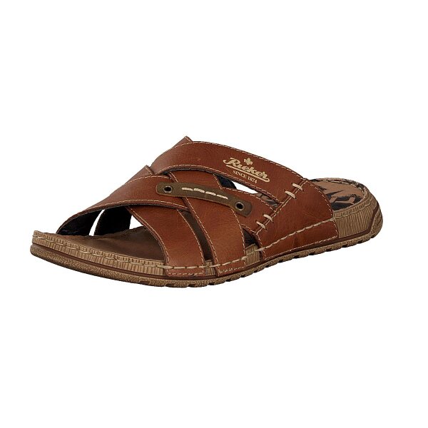 Rieker Herren Pantolette braun