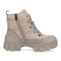 Caprice Damen Nylon Schn&uuml;rboot beige