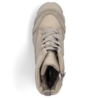 Caprice Damen Nylon Schn&uuml;rboot beige