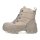 Caprice Damen Nylon Schn&uuml;rboot beige