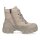 Caprice Damen Nylon Schn&uuml;rboot beige