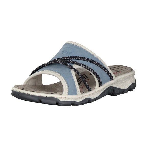 Rieker Damen Pantolette blau
