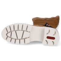 Rieker Damen Samt Stiefel braun