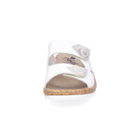 Rieker Damen Pantolette wei&szlig;