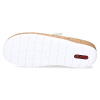 Rieker Damen Pantolette wei&szlig;