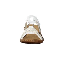 Rieker Damen Pantolette weiß
