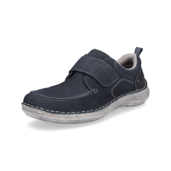 Rieker Herren Klettschuh blau