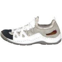 Rieker Damen Slipper weiß