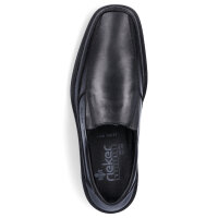 Rieker Herren Business Leder Slipper schwarz