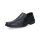 Rieker Herren Business Leder Slipper schwarz