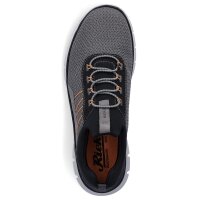Rieker Herren Mesh Sneaker grau slip-on