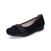 Rieker Damen Ballerina schwarz