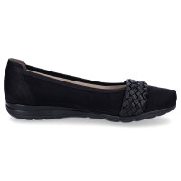 Rieker Damen Ballerina schwarz