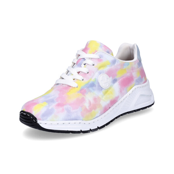 Rieker Damen Sneaker Batik pastell