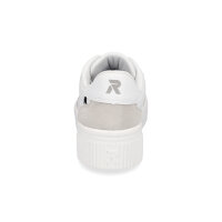 Rieker Evolution Damen Leder Sneaker wei&szlig; beige