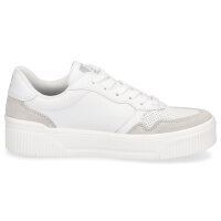 Rieker Evolution Damen Leder Sneaker wei&szlig; beige