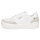Rieker Evolution Damen Leder Sneaker wei&szlig; beige