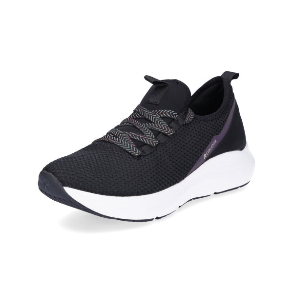 Rieker Evolution Damen Strick Sneaker schwarz