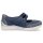 Rieker Damen Mesh Slipper blau