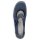Rieker Damen Mesh Slipper blau