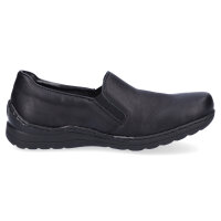 Rieker Damen Slipper schwarz slip-on