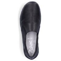 Rieker Damen Slipper schwarz slip-on