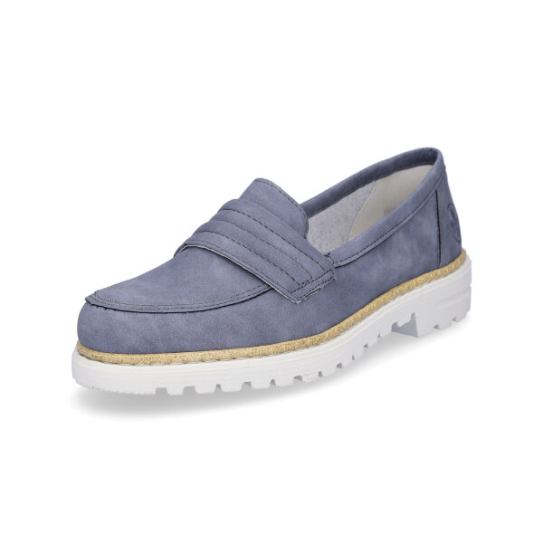 Rieker Damen Slipper blau