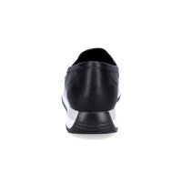 Remonte Damen Leder Slipper schwarz