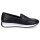 Remonte Damen Leder Slipper schwarz
