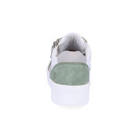 Remonte Damen Leder Sneaker wei&szlig; mintgr&uuml;n