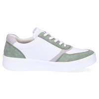 Remonte Damen Leder Sneaker wei&szlig; mintgr&uuml;n