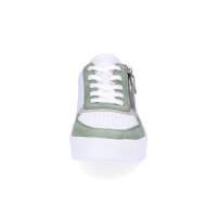 Remonte Damen Leder Sneaker wei&szlig; mintgr&uuml;n