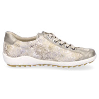 Remonte Damen Schn&uuml;rschuh metallic snake