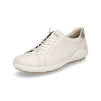 Remonte Damen Leder Schnürschuh creme