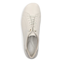 Remonte Damen Leder Schn&uuml;rschuh creme