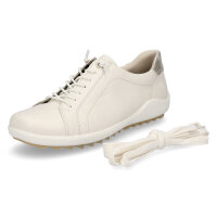 Remonte Damen Leder Schn&uuml;rschuh creme