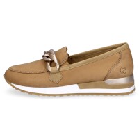 Remonte Damen Slipper sand beige bronze