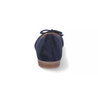 Ara Damen Leder Ballerina dunkelblau