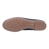 Ara Damen Leder Ballerina dunkelblau