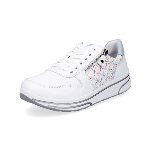 Ara Damen Leder Sneaker weiß multi