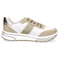 Ara Damen Leder Sneaker  beige weiß