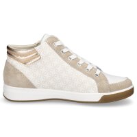Ara Damen Leder Sneaker wei&szlig; sand