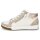 Ara Damen Leder Sneaker wei&szlig; sand