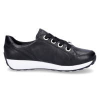 Ara Damen Leder Sneaker schwarz