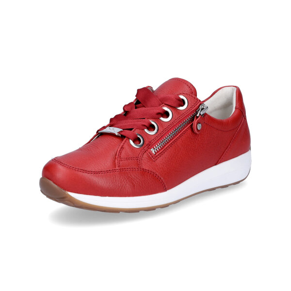 Ara Damen Leder Sneaker rot
