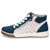 Ara Damen Leder Sneaker petrol multi