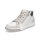 Ara Damen Leder Sneaker weiß grau silber