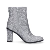 Buffalo Damen Stiefelette vegan silber Glitzer